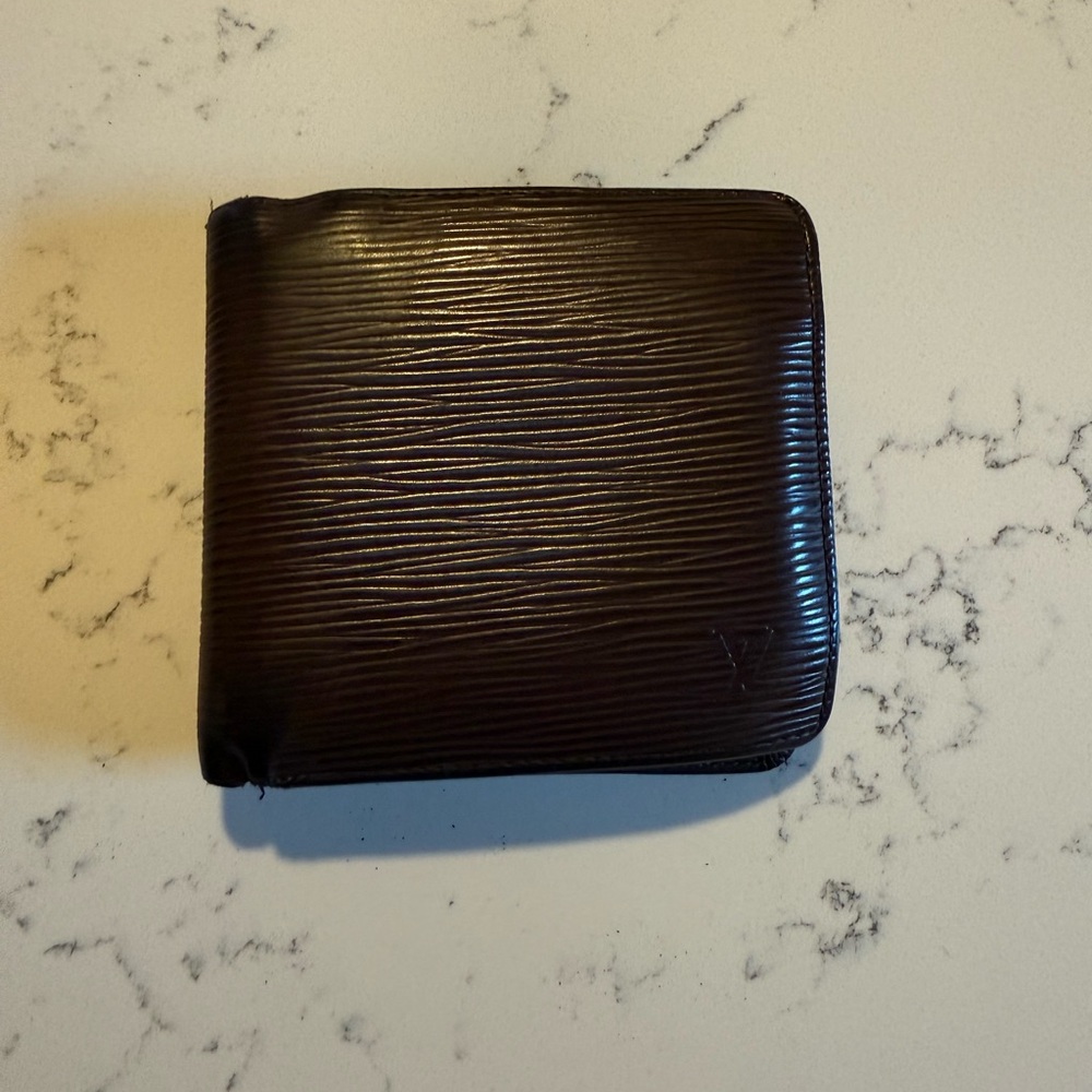 Louis Vuitton Brown Leather Wallet